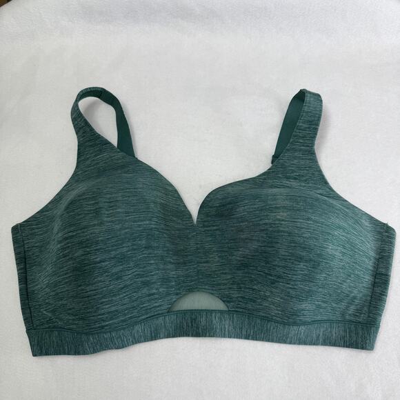 Cacique Other - Cacique Bra Womens 44DDD Green Wireless Lightly Lined Full Coverage Plus Size